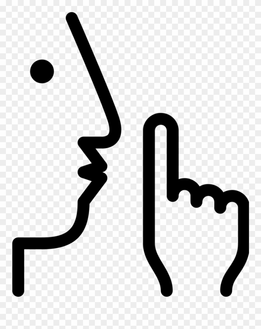 Noise Clipart Quiet Place - Quiet Png Transparent Png