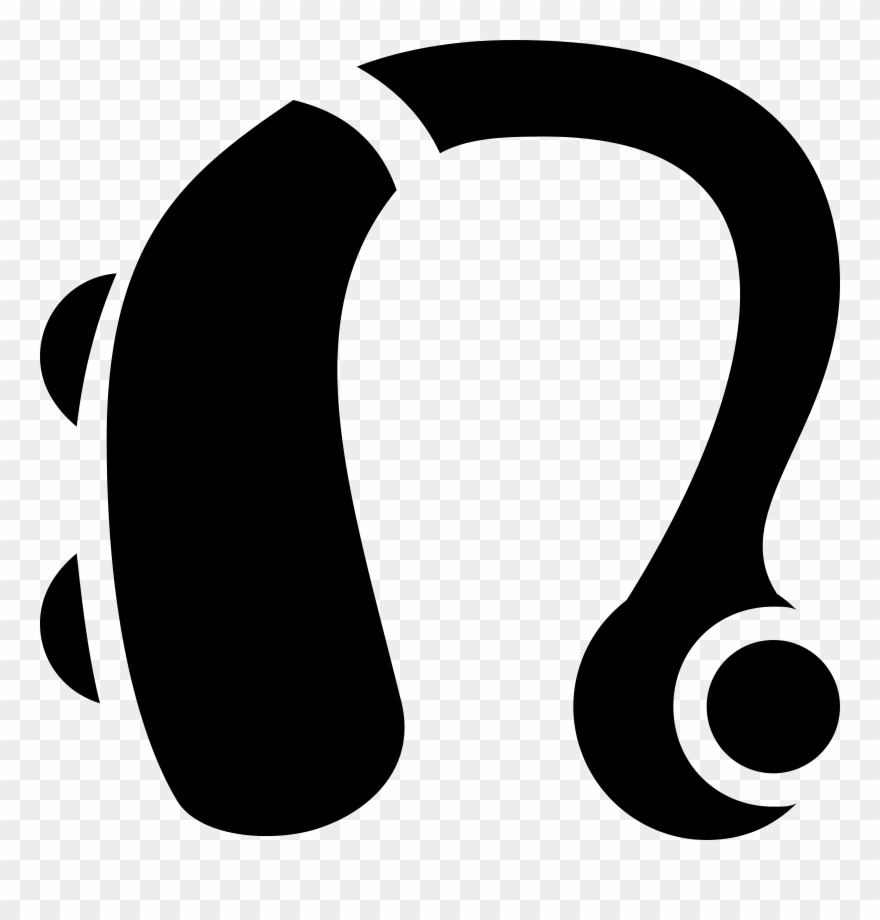 Noise Clipart Hard Hearing - Hearing Aid Icon - Png Download