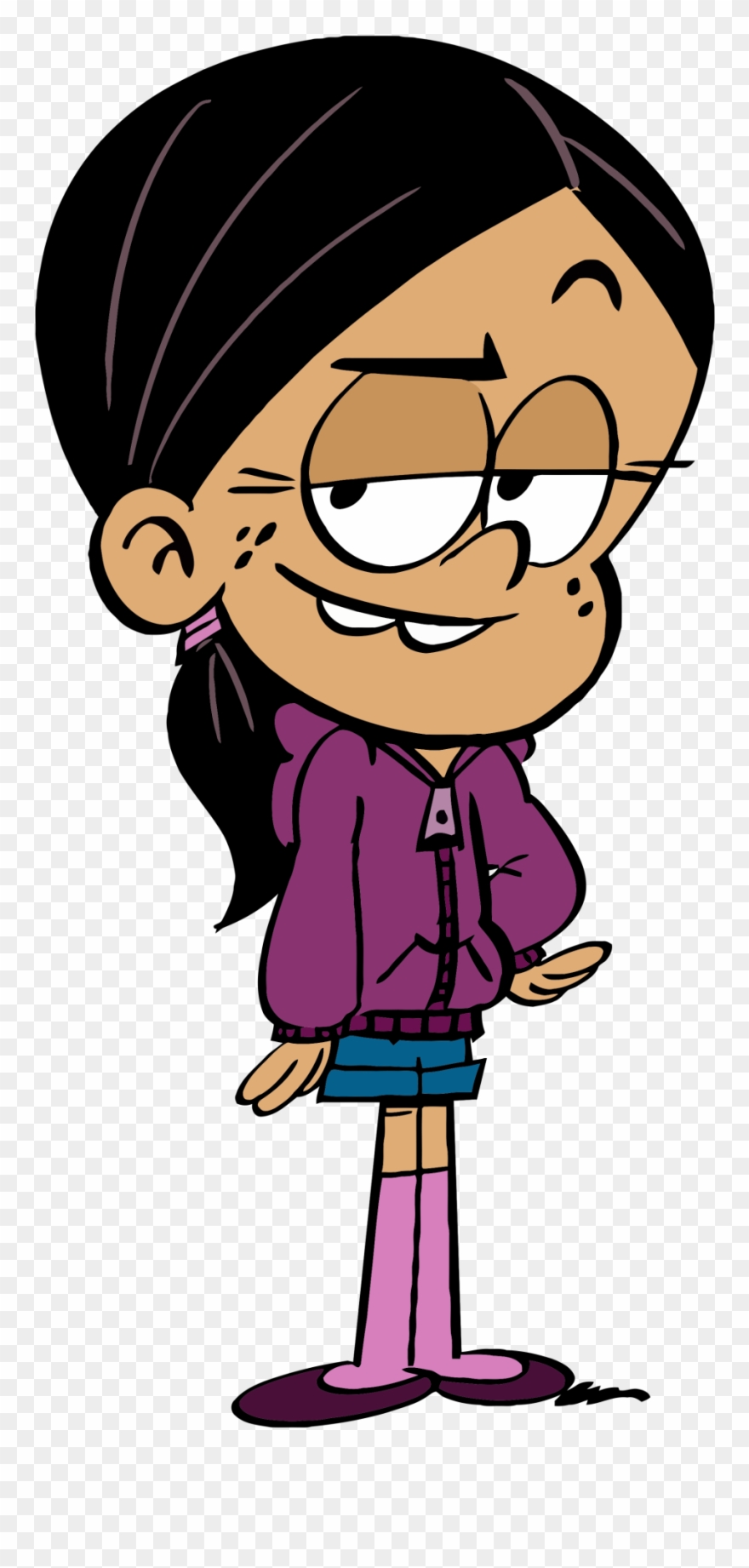 Codes For Insertion - Ronnie Anne From Loud House Clipart