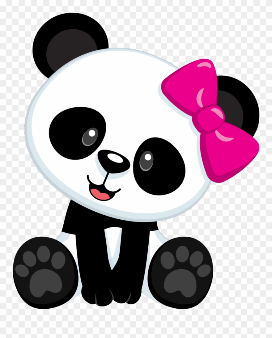 Noise Clipart Pandemonium - Oso Panda Con Lazo - Png Download