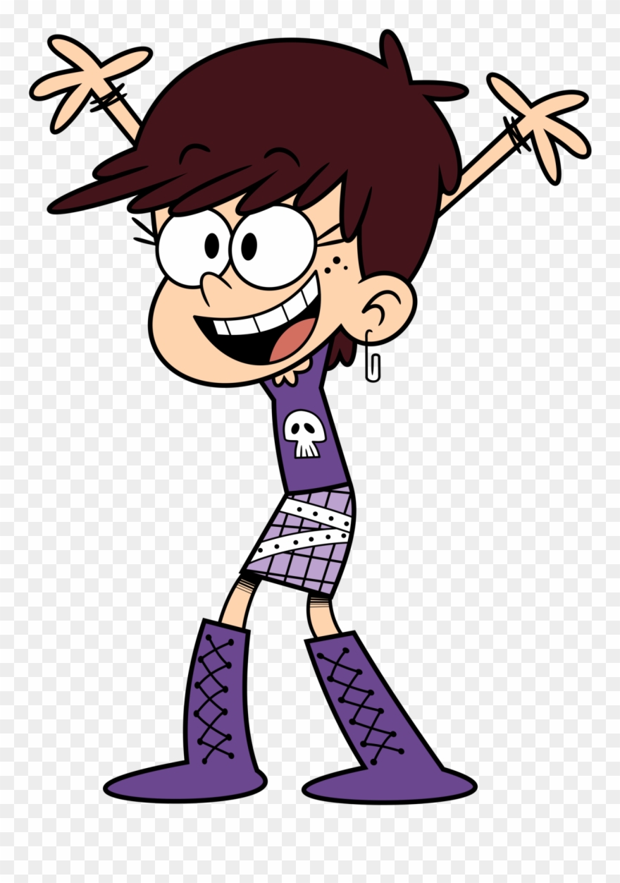 Luna Loud Fanmade Works - Loud House Luna Loud Clipart