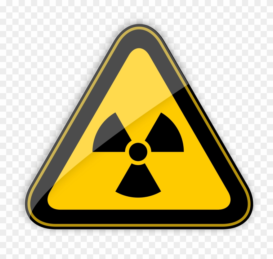 Radiation Hazard Warning Sign Clipart Library Download - Png Download