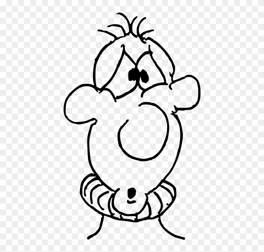 Whistle Free Cartoon Head6 - Dessin Bonhomme Gros Nez Clipart