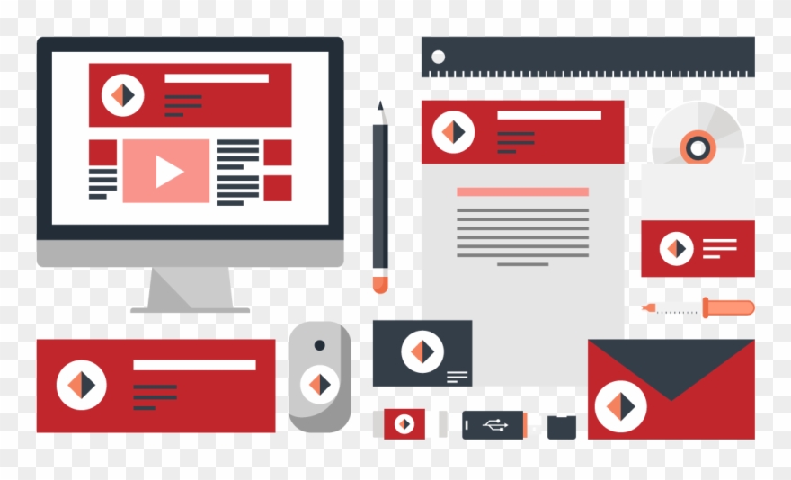 Software Development Clipart Identity - Brand Identity In Web - Png Download