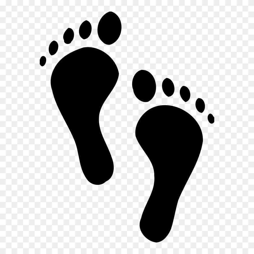 Footprint Computer Icons Infant Birth - Baby Feet Icon Clipart