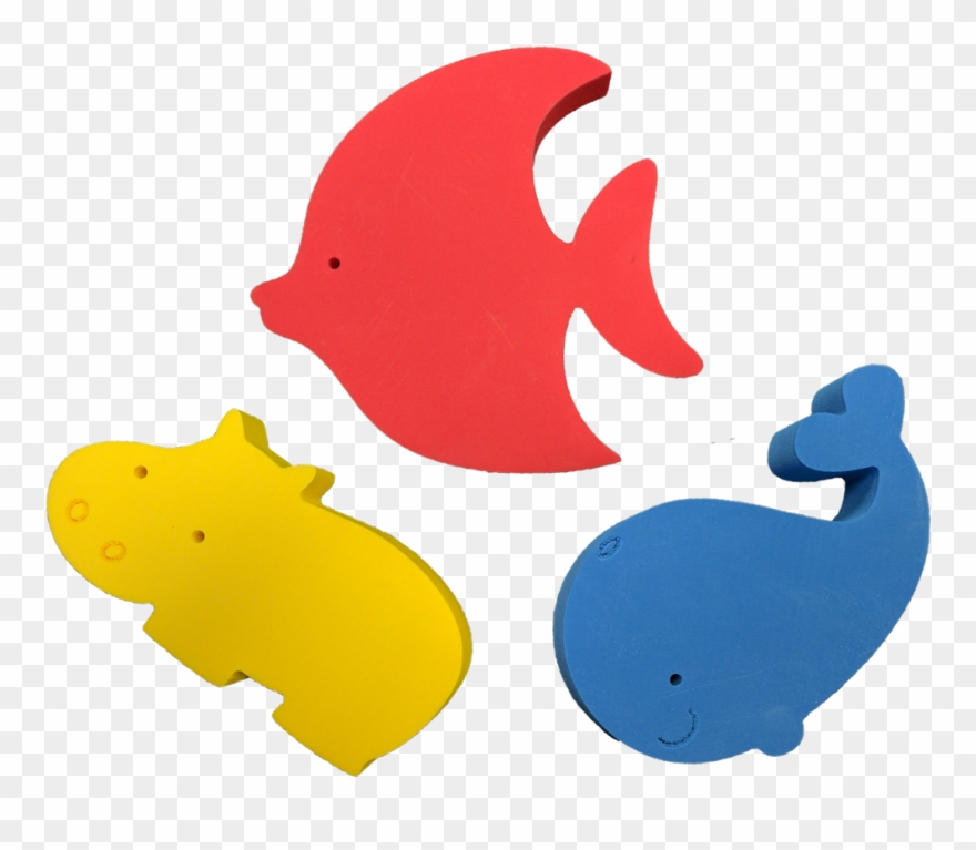 Clip Transparent Download Fun Foam Pool Toys Pack - Cartoon - Png Download