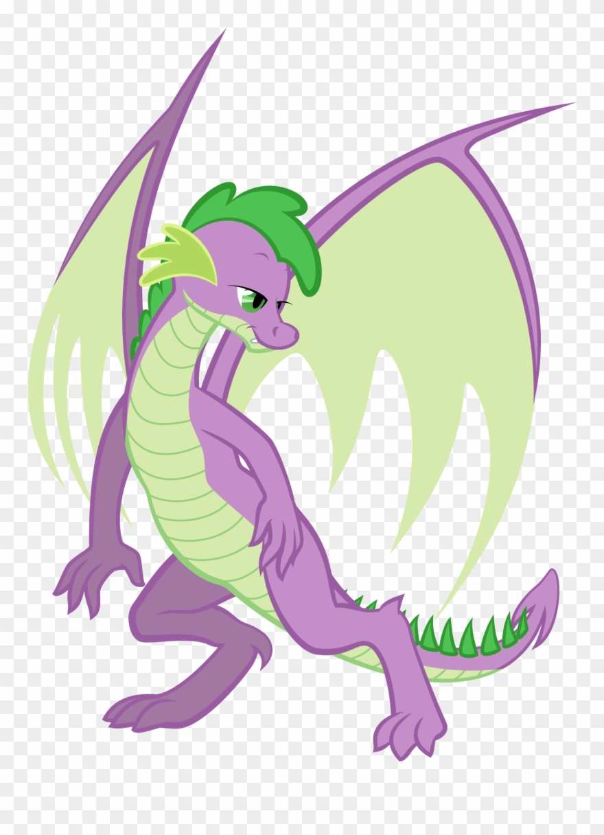 Spike - Mlp Spike With Wings Clipart