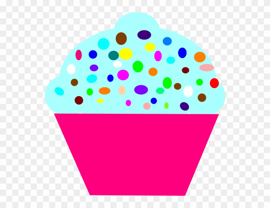 Cupcake Pink Clip Art - Cupcakes Cartoon - Png Download