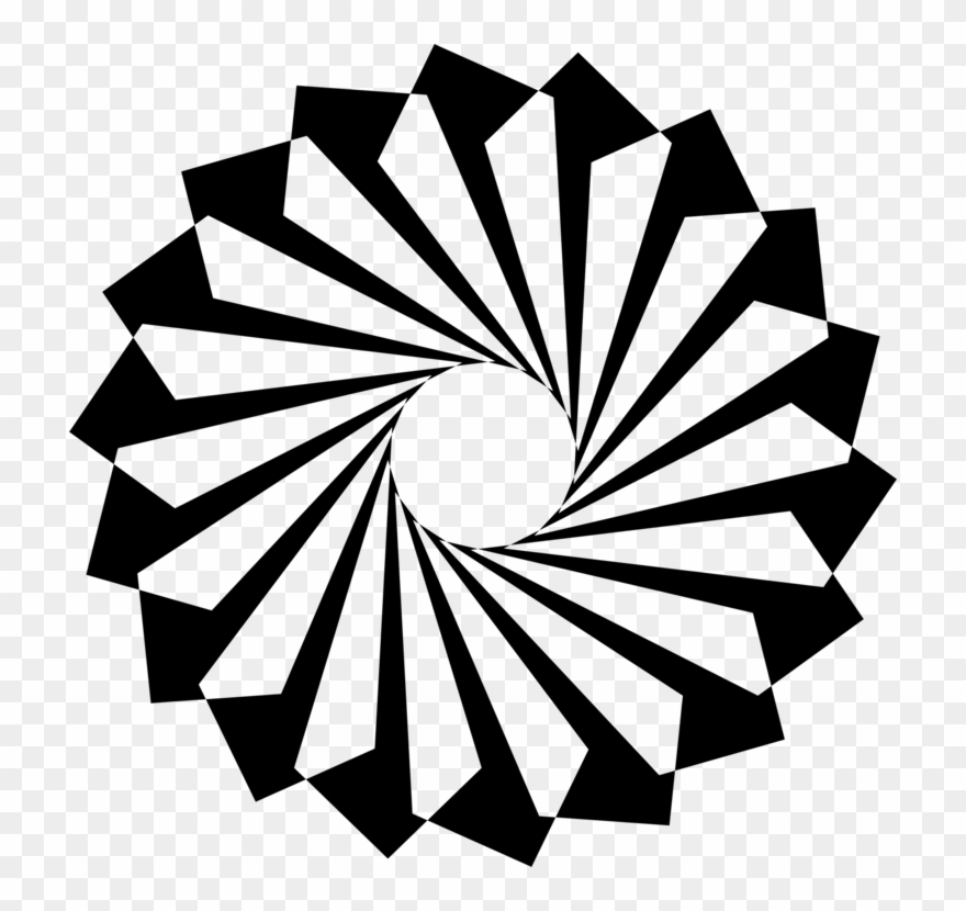 Paper Flower Floral Design Template Scrapbooking - Mako Adinkra Symbol Clipart