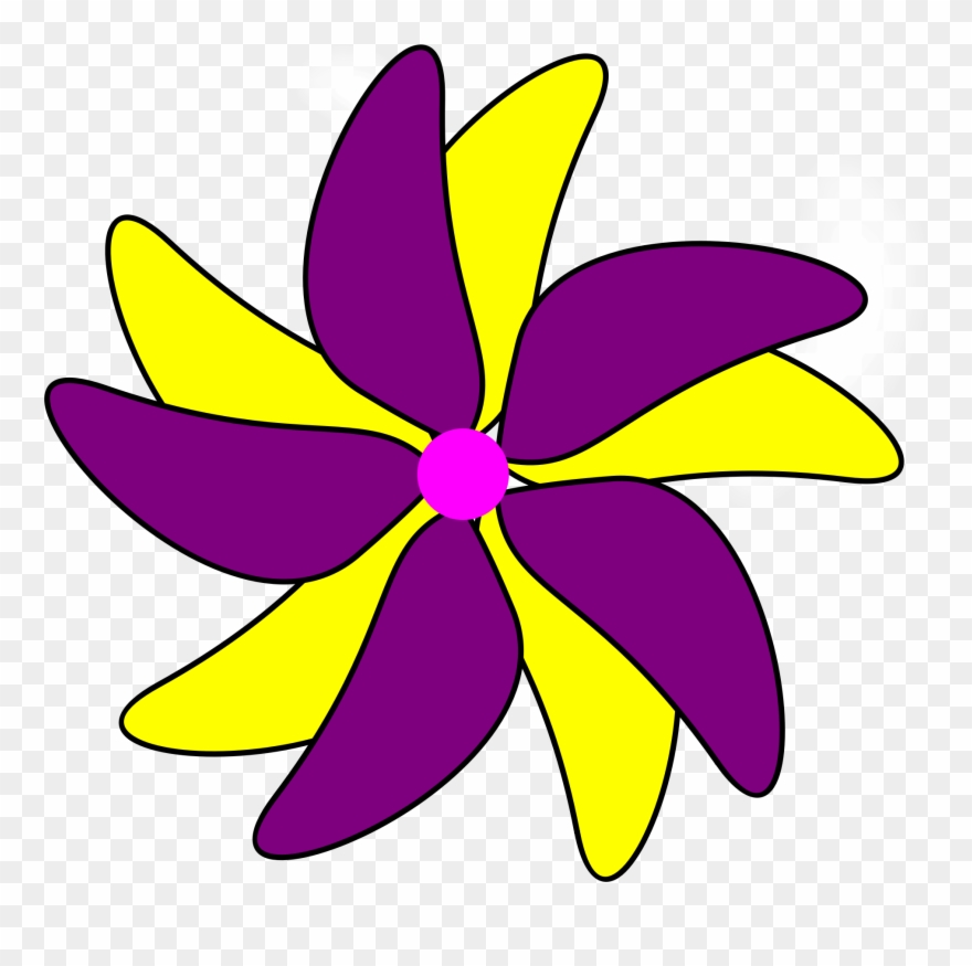 Purple Clipart Yellow Flower - Sasuke Shippuuden - Png Download