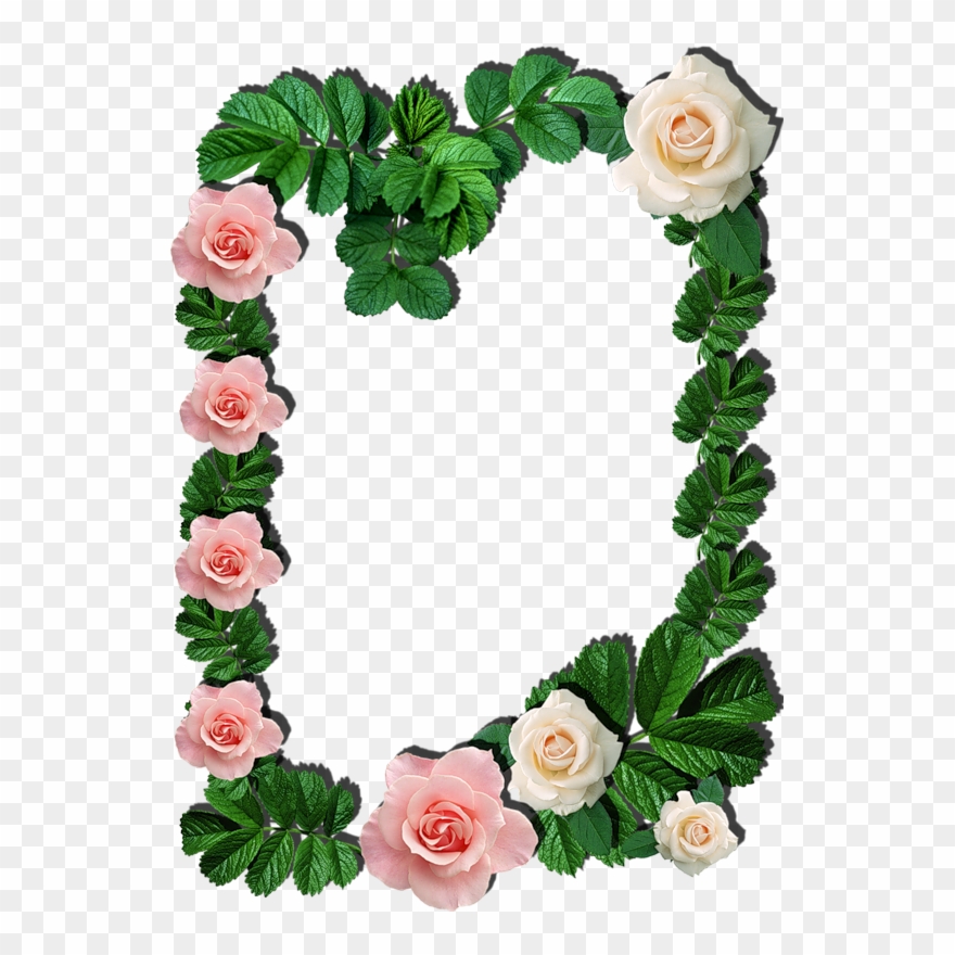 Frames Calendar Stickers, Borders For Paper, Daily - Unique Bargains 3d Rose Pattern Self-adhesive Removable Clipart