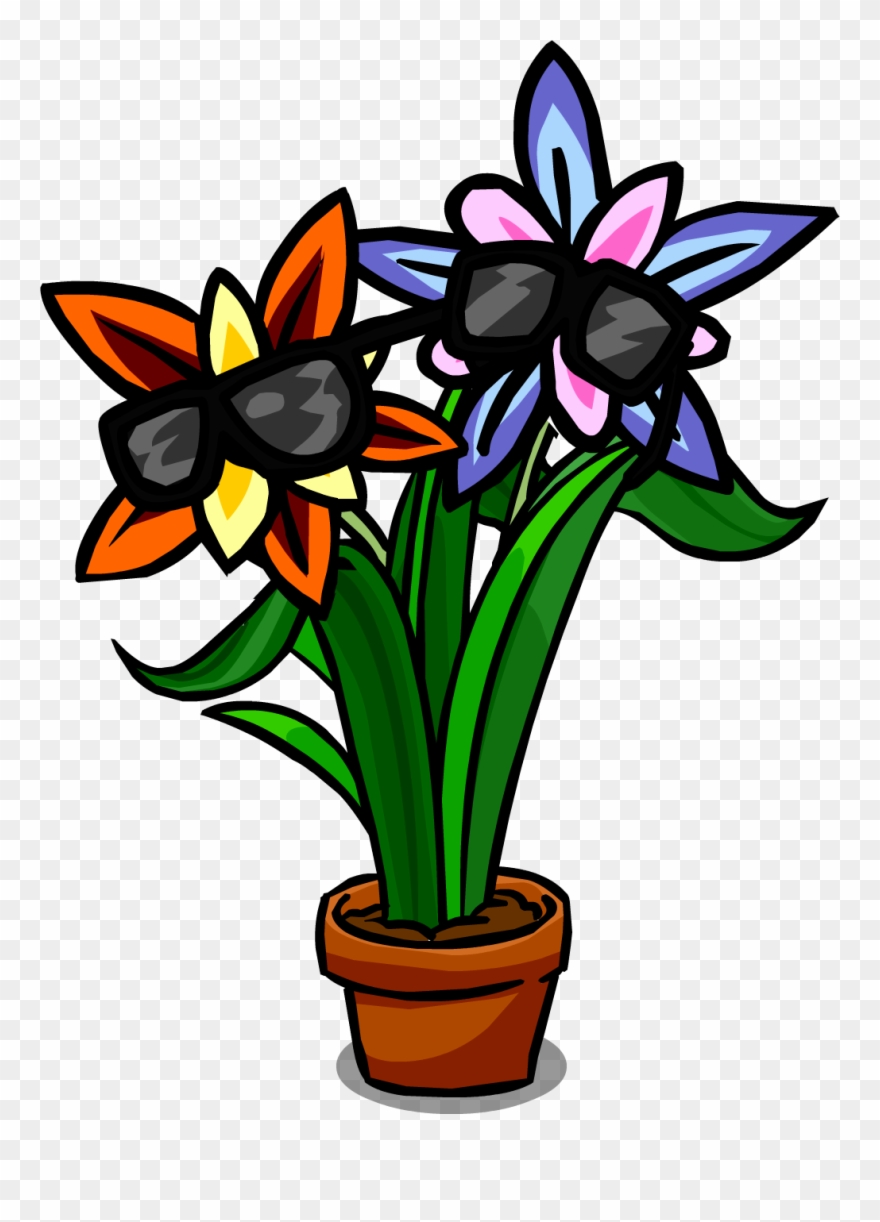 Sunset Flowers - Ixia Clipart