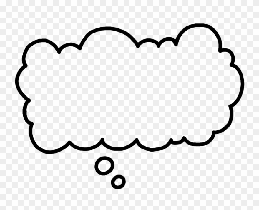 Thought Bubble Png Image - Transparent Thought Cloud Clipart