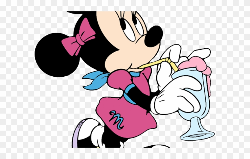 Milkshake Clipart Disney - Minnie And Mickey Milkshake - Png Download