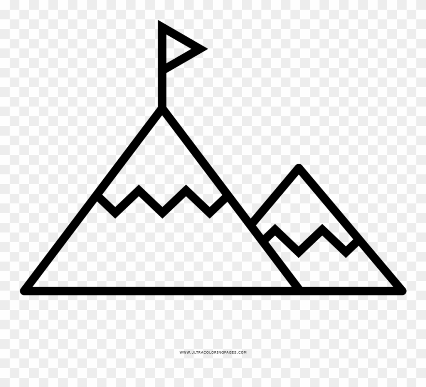 Berge Ausmalbilder - Icon Clipart