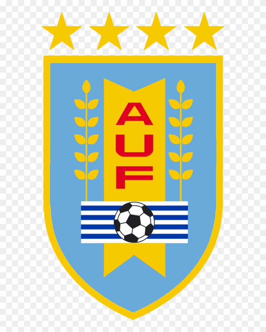 Escudo Asociación Uruguaya De Fútbol V2 - Uruguay National Football Team Logo Clipart