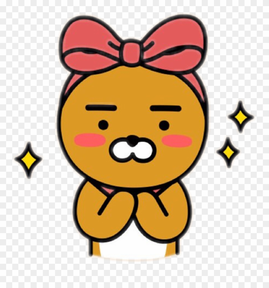 The Best Gift Is - Kakao Friends Ryan Gif Clipart