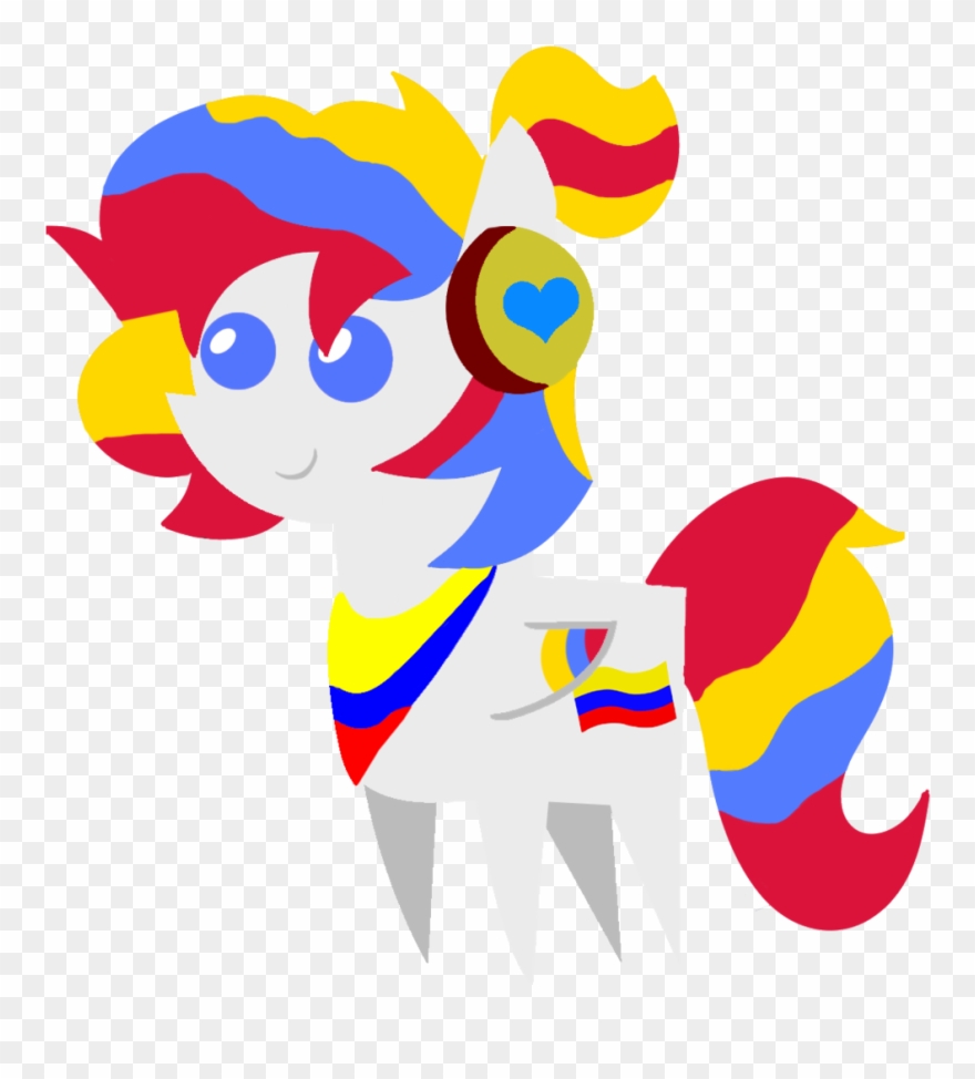 Archooves, Colombia, Nation Ponies, Oc, Oc - Cartoon Clipart