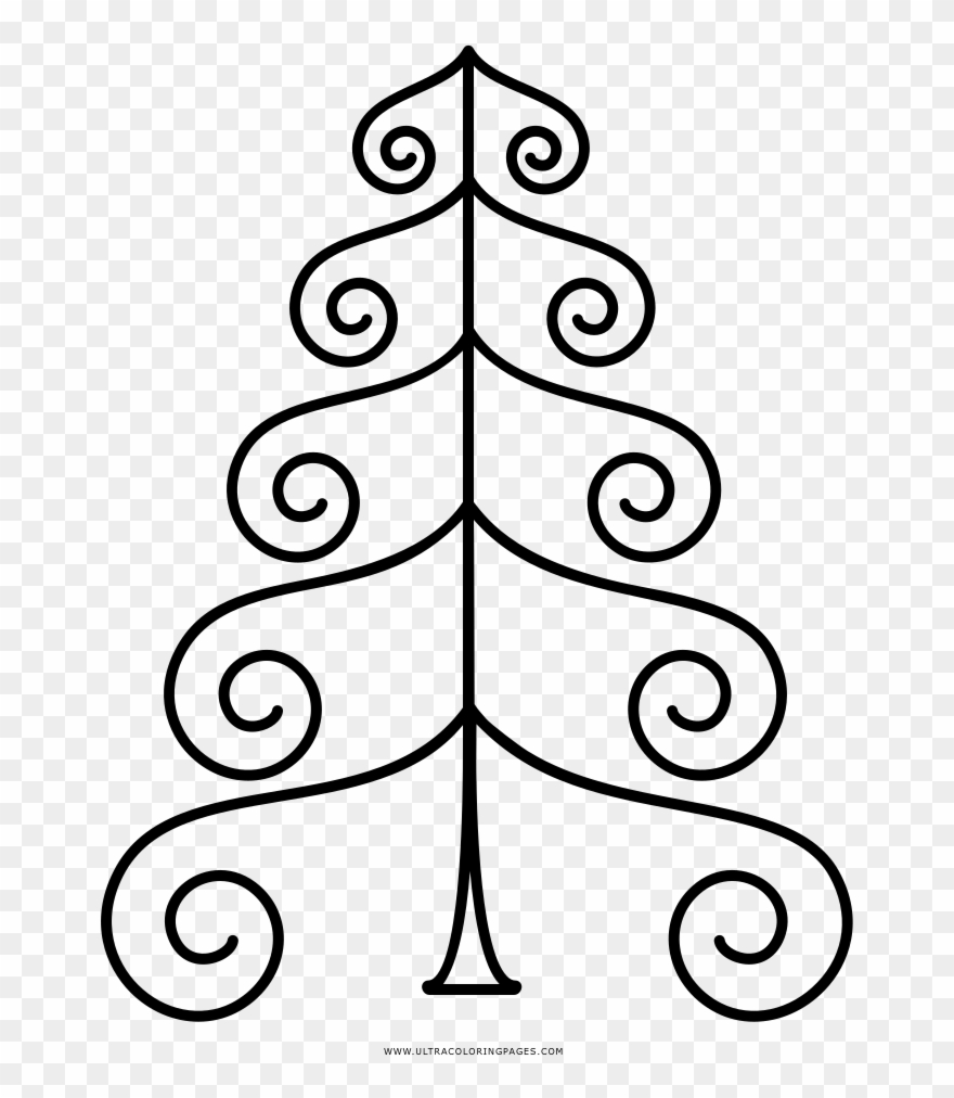 Tannenbaum Ausmalbilder - Christmas Tree Clipart