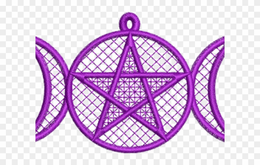 Spiral Clipart Goddess - Pagan Pentagram - Png Download