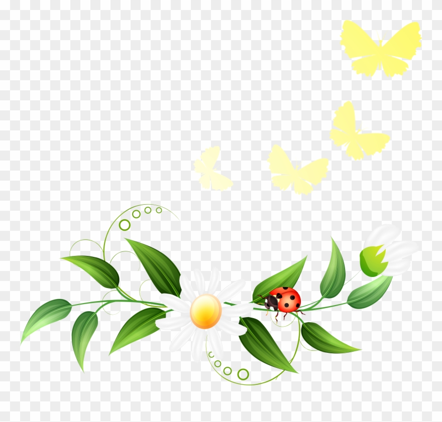 Spring Clipart Decoration - Spring - Png Download