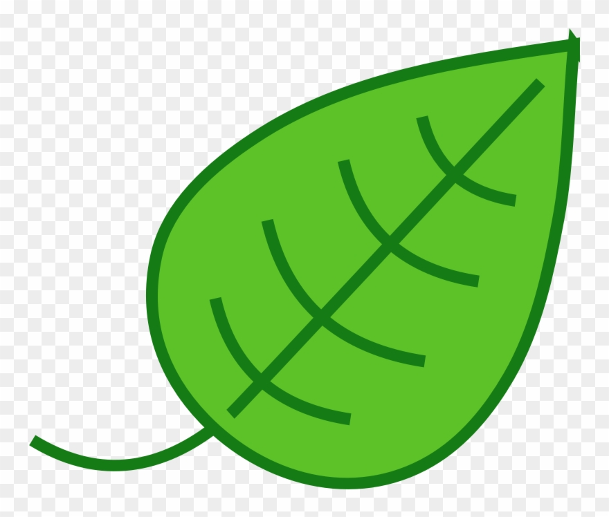 Green Leaf Clip Art - Leaf Clip Art - Png Download