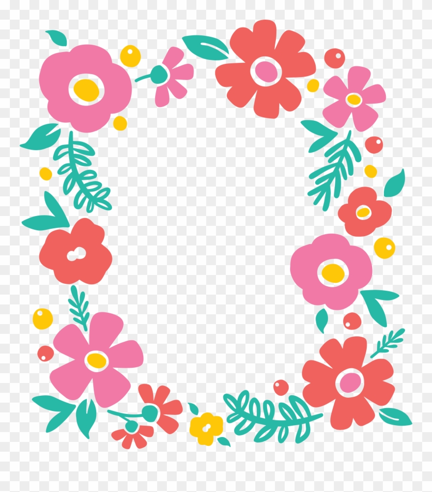 Free Svg Flower Cut File For Silhouette Or Cricut Persia - Flower Border Svg Clipart