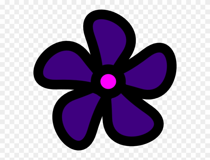Flower Clip Art At Vector Clip Art Online Royalty Free - Girly Flower Clip Art - Png Download