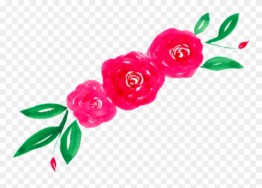 Watercolor Flower Transparent - Watercolor Painting Clipart