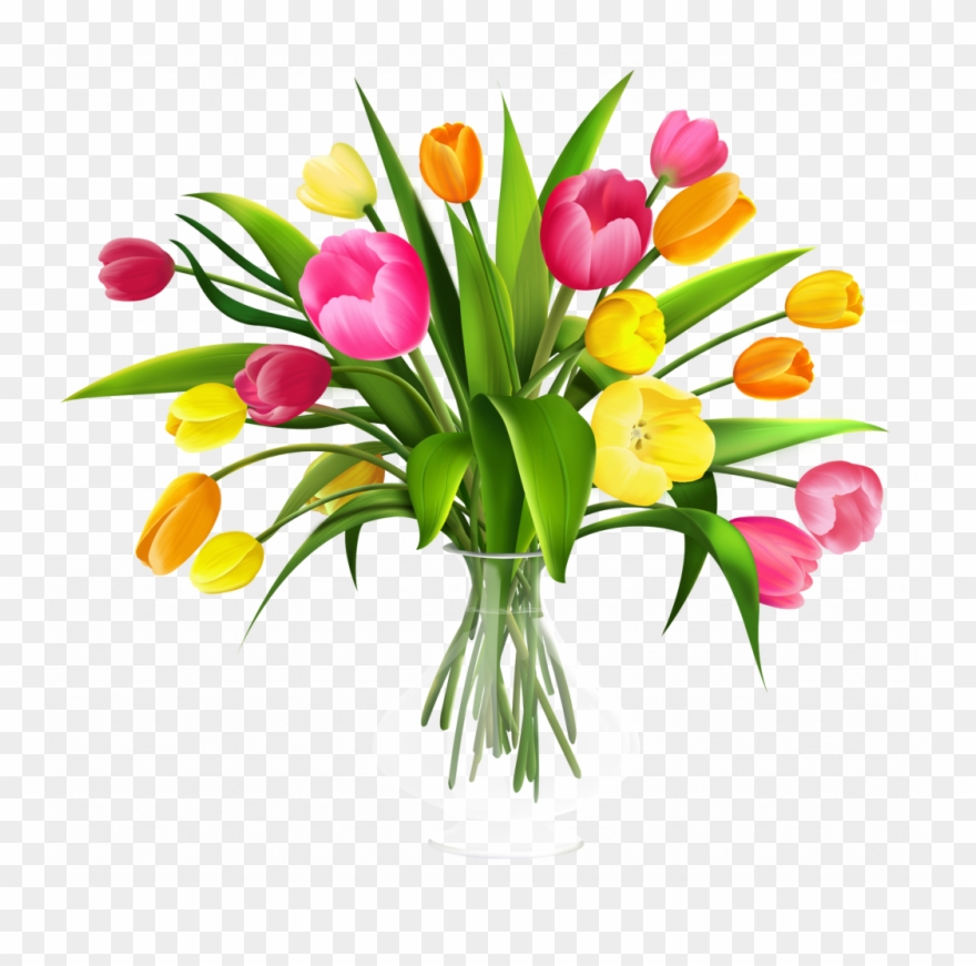 Better Free Flower Pics Clip Art Flowers In Vase Use - Vase Of Flowers Clip Art - Png Download