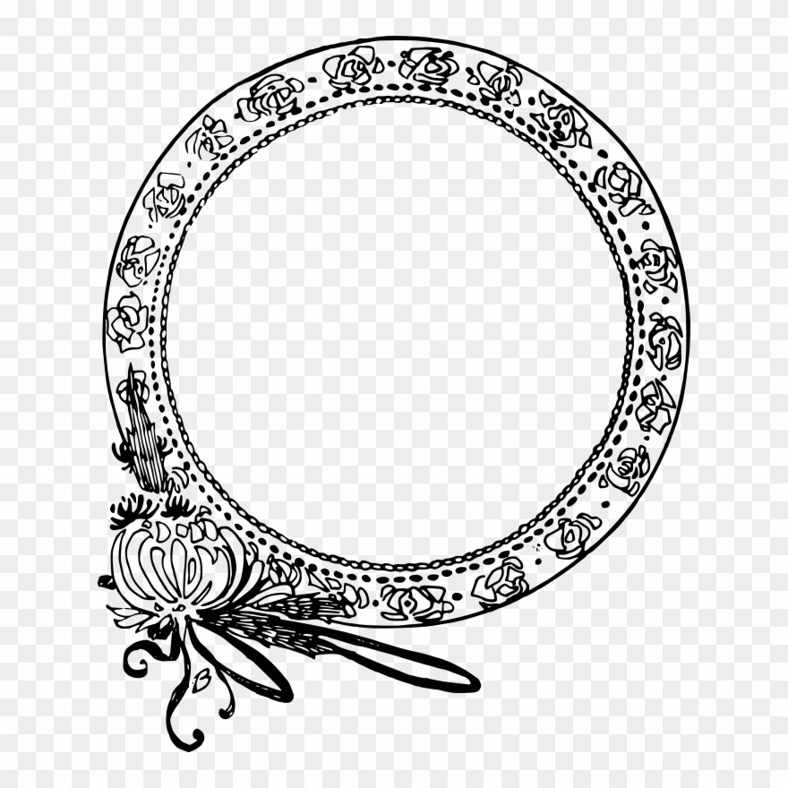 Round Border Clip Art - Png Download