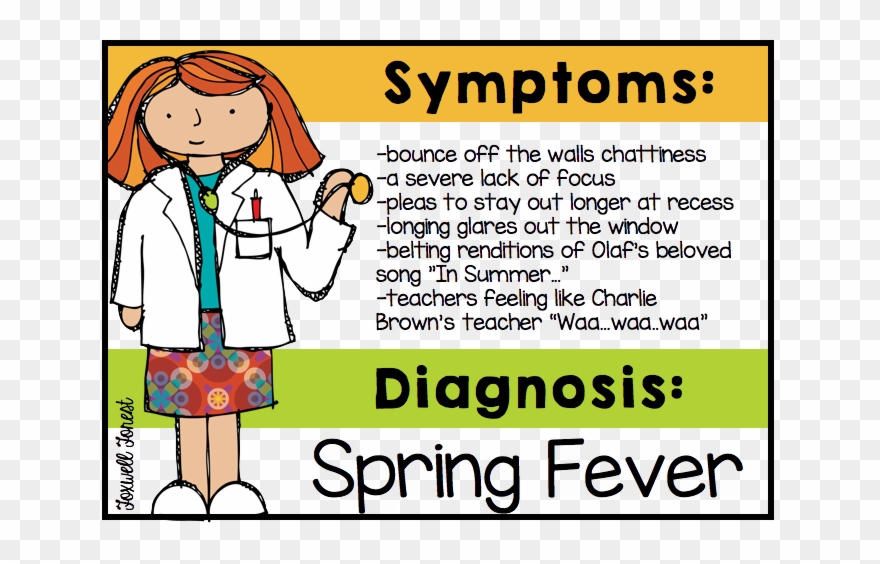 Spring Clipart Spring Fever - Spring Fever - Png Download