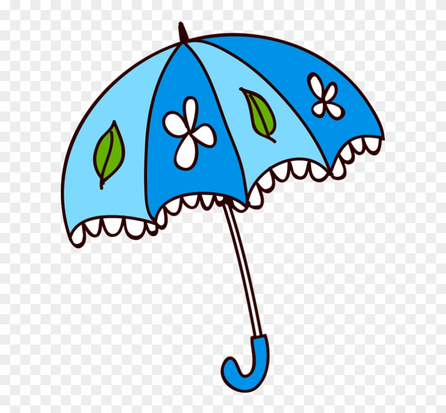 Spring Clipart Umbrella - Clip Art - Png Download