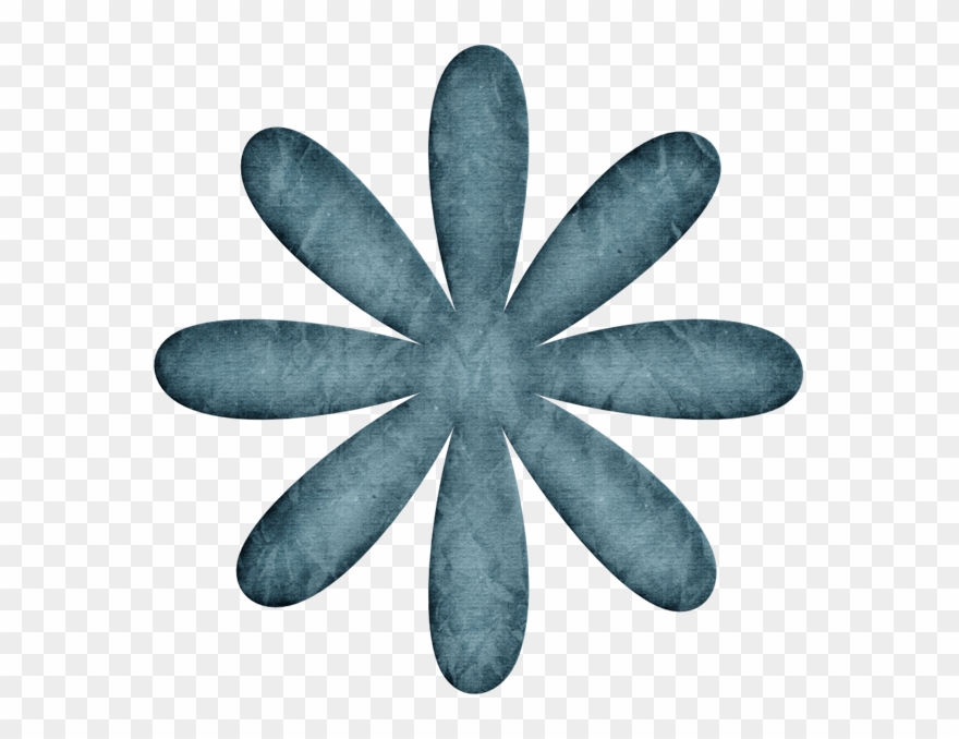 B *✿* Happy Camper Flower Clipart, Flower Petals, Happy - Flor Com Glitter Png Transparent Png