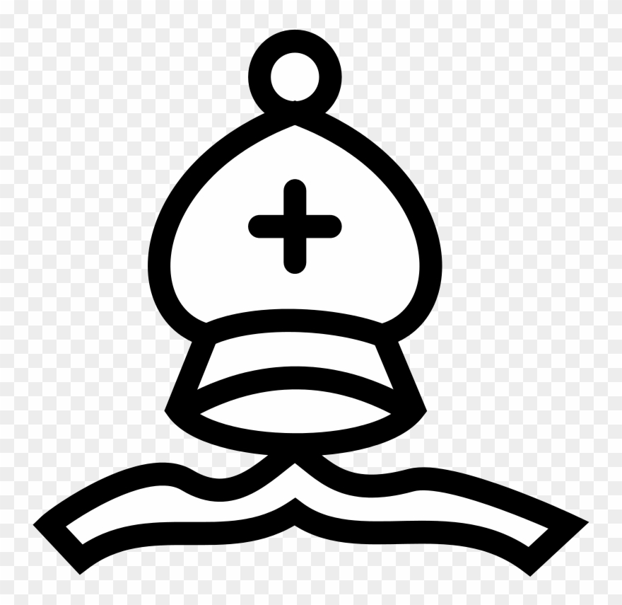 Chess Piece Bishop King Queen - Chess Bishop Icon Clipart