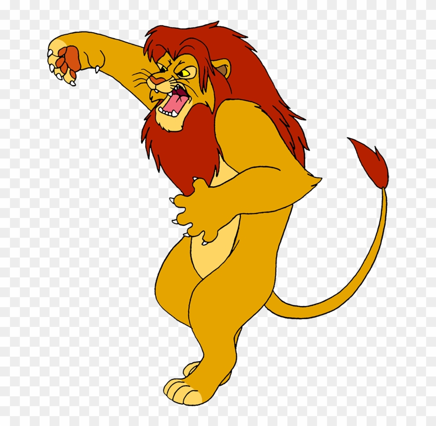 Fighting Simba By Lionkingrulez On Clipart Library - Lion King Simba Fight - Png Download
