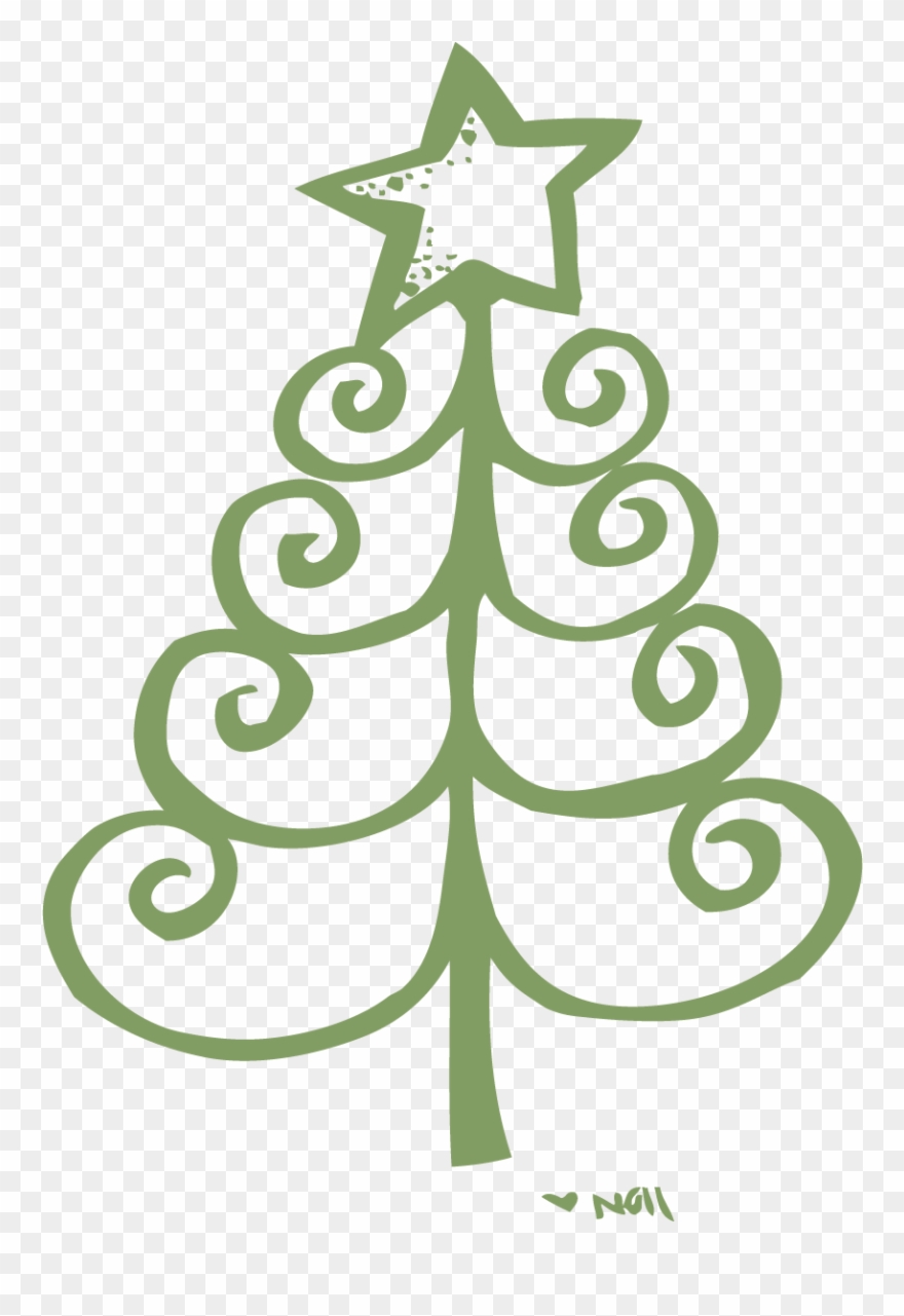 Xox - Red Christmas Tree Clipart - Png Download