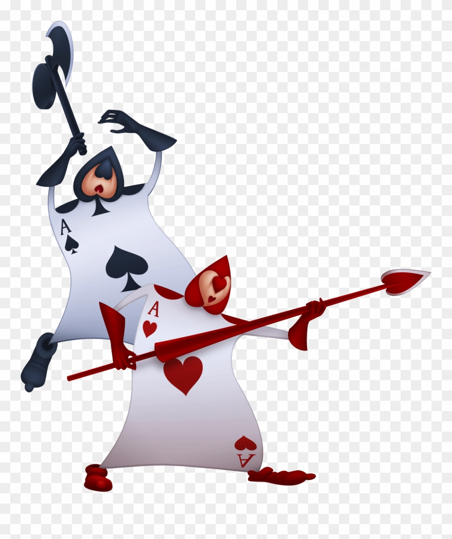 Alice In Wonderland Clipart King Hearts - Alice In Wonderland Playing Card Soldiers - Png Download