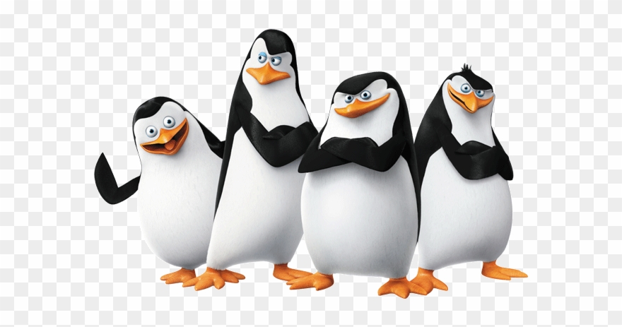King Penguin Clipart Madagascar Name - Penguins Madagascar Movie - Png Download