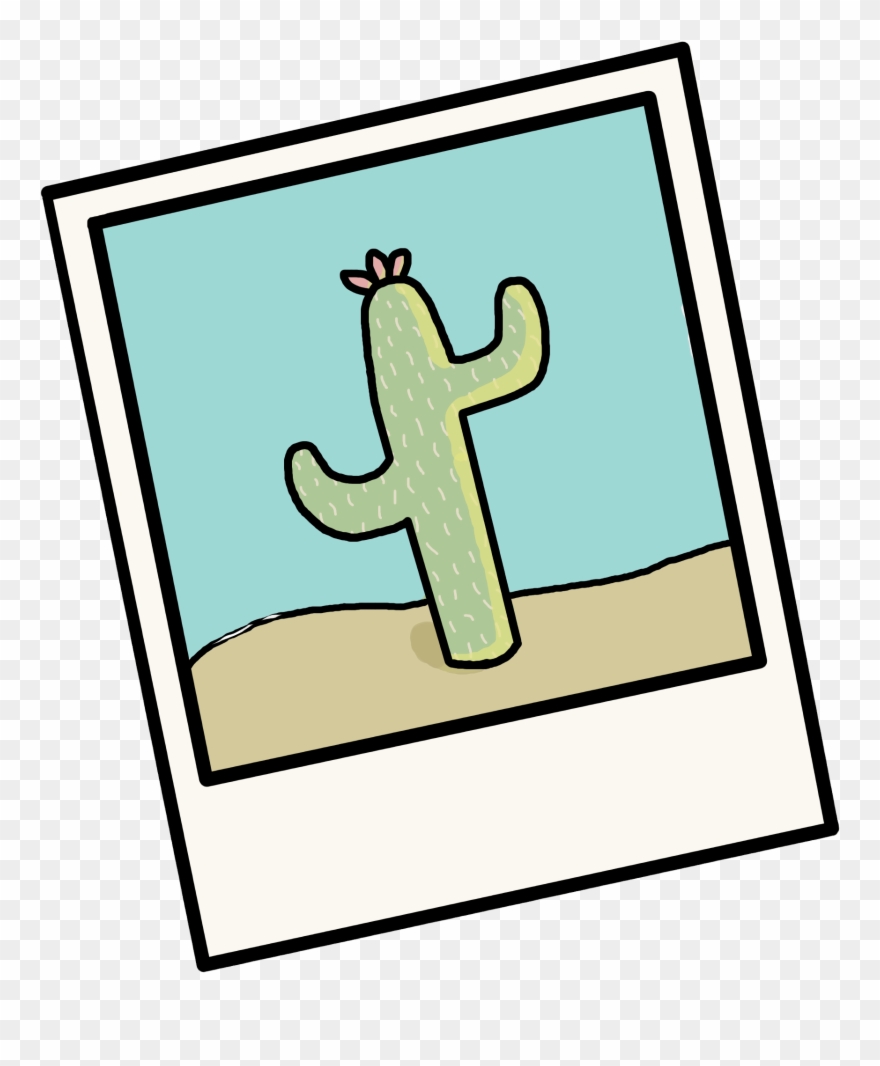 Polaroid Camera - Cartoon Clipart