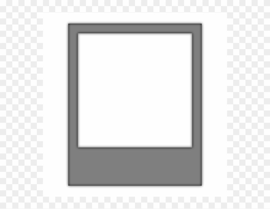Free Polaroid Frame Cut File - Polaroid Picture Frame Svg Clipart