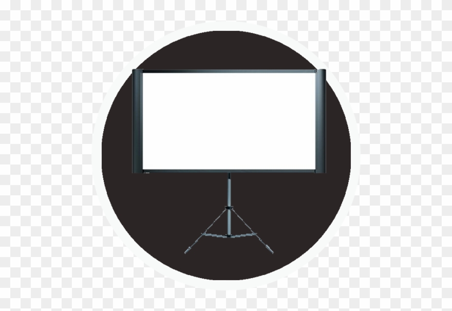 Faculty Projector Screen - Circle Clipart