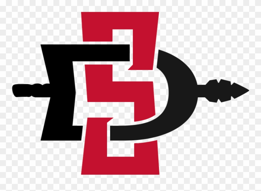 Mountain West Conference - San Diego State Logo Png Clipart