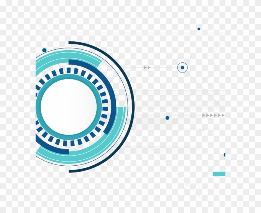 Digital Technology Background Futuristic Structure - Transparent Technology Background Png Clipart