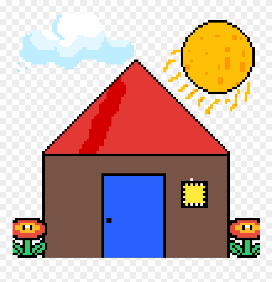 Home Sweet Home - Pixel Mania Smiley Sun Tote Bag Clipart