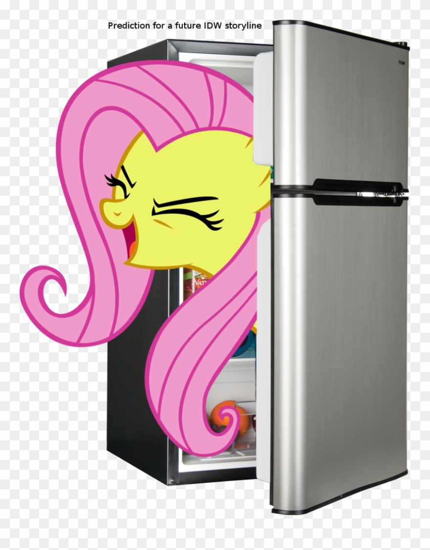 Capt-nemo, Eyes Closed, Female, Fluttershy, Flutteryay, - Refrigerator Tv Png Clipart