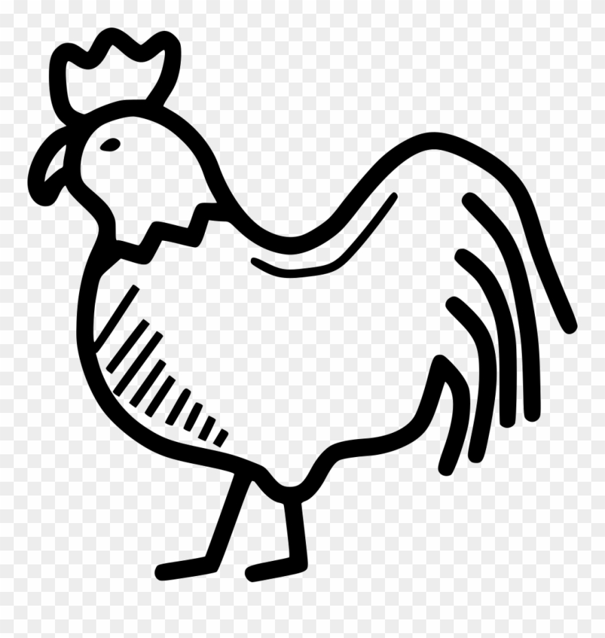 Hen Clipart Easy Chicken - Chicken - Png Download