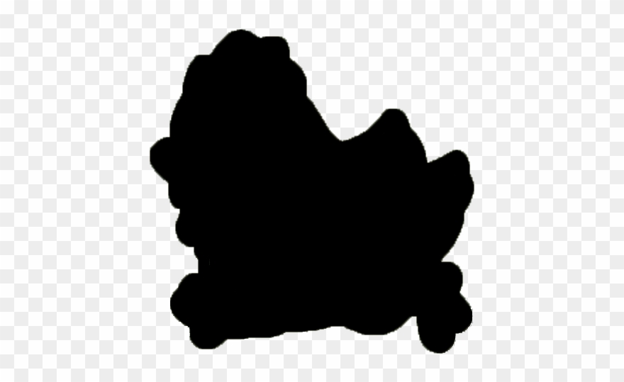 Silhouette Running Chick Black And White - Silhouette Clipart