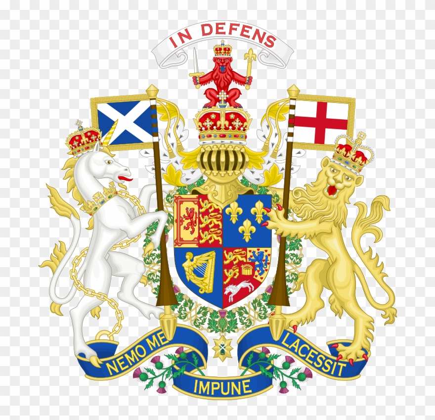 Coat Of Arms Of Great Britain In Scotland - King George Vi Coat Of Arms Clipart