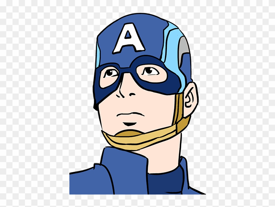 Clip Royalty Free Library How To Draw Captain - Drawing - Png Download